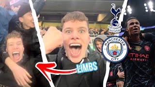 88TH MINUTE LIMBS As Manchester City FINALLY Score At The Tottenham Hotspur Stadium [upl. by Gnourt]