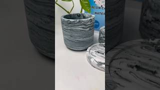 You must try this marble effect technique with eco resinecoresin jesmonite diycraft [upl. by Lorak833]