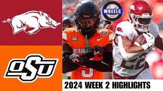 Arkansas v 16 Oklahoma State INCREDIBLE  Full Game Highlights  2024 College Football Highlights [upl. by Imelda]