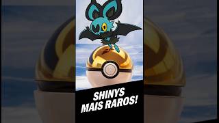 5 Pokémon Shiny Mais Raros pokemon shinypokemon pokemongo shiny pokemonbrilhante top5 raros [upl. by Bronny]