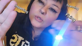 ASMR  fast amp aggressive inspecting scanning fixing you 🤕 [upl. by Nosyla299]