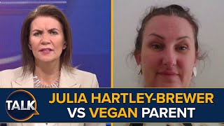 ‘If You Go Veggie I’ll Put You Up For Adoption  Julia HartleyBrewer vs Vegan Parent [upl. by Anippesuig]