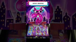 AN AMAZING BONUS on MISS KITTY GOLD SLOT MACHINE SHORT [upl. by Chladek421]