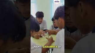 Harraz Odi Nugraha doing science project at school [upl. by Slaughter70]