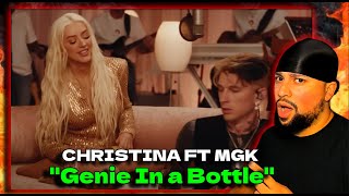 FIRST TIME LISTENING  CHRISTINA AGUILERA  Genie In a Bottle ft mgk  Live  EVEN BETTER LIVE [upl. by Safier613]