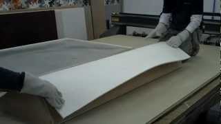 Thermoforming Corian [upl. by Einnej]