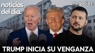 NOTICIAS DEL DÍA Trump inicia su venganza los demócratas culpan a Biden y alerta total en Ucrania [upl. by Trahurn]