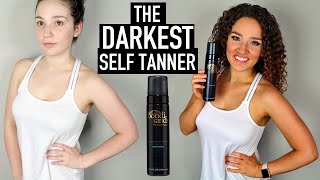 Bondi Sands ULTRA DARK Foam Review  How to Apply Self Tanner [upl. by Laeira]