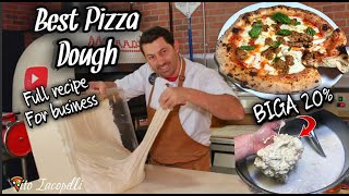 How To Make Best PIZZA DOUGH for Your Business Full RecipeBIGA [upl. by Aikemahs]