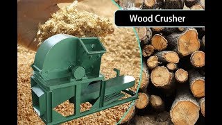 How To Make Sawdust Wood Shredder  Wood Crusher Machine for Recycling Logs Branches Wood Wastes [upl. by Namrac607]