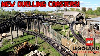 NEW 2024 Duelling Family Boomerang Coasters Coming to Legoland [upl. by Affrica610]