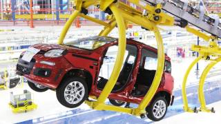 Fiat New Panda 2011 Assembly Pomigliano Fiat Factory Italy HD [upl. by Lennahs]