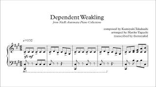 Dependent Weakling transcription  NieR Automata Piano Collections [upl. by Analim148]