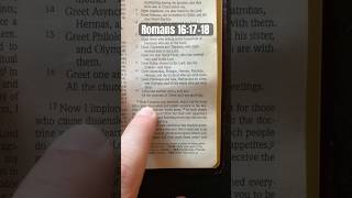 Romans 161718 bible jesus [upl. by Yssor]