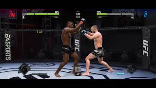 UFC Mobile 2  Francis Ngannou VS Misha Cirkunov Gameplay [upl. by Acinemod]