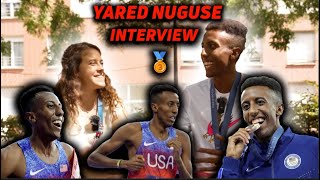 Yared Nuguse Discusses FLAWLESS MedalWinning Strategy In Paris 2024 Olympics 1500m [upl. by Atteuqnas484]