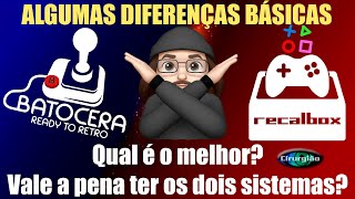 RECALBOX e BATOCERA Qual é melhor Vale a pena ter os dois sistemas CirurgiaoVideos [upl. by Favian]