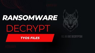 Decrypt Ransomware Encrypted File  StopDJVU ransomware How to decrypt tyos file [upl. by Uok]