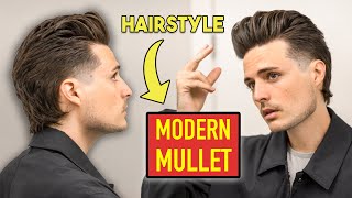 Mens Hair Tutorial  Modern LowFade Mullet Hairstyle [upl. by Ellenhoj]