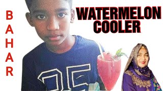 Watermelon Cooler  Summer Refreshing Drink Watermelon Cooler Recipe [upl. by Narmis]