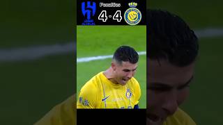 Al Hilal vs Al Nassr  Kings Cup Final  11 54 Penalty Shootout football youtube shorts [upl. by Gisela]