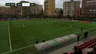 LIVE  Ndeshje miqësore Shqipëri U17  Poloni U17 [upl. by Repard]