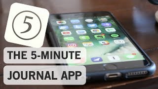 The 5Minute Journal App  My Full Review [upl. by Annairol]