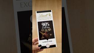 Lindt 90 Cocoa Dark Chocolate Unwrapping  Unboxing  Morrisons Price [upl. by Maurice]