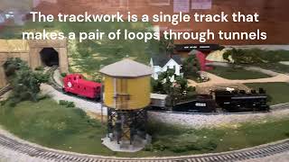 Coin Operated Train Layout at Puffabellys in Spring TX modelrailroad modeltrains modelrailway [upl. by Ettennan]