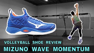 Mizuno Wave Momentum Volleyball Shoe Review [upl. by Idid]