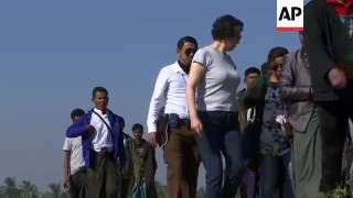 UN human rights envoy visits Rakhine state [upl. by Otiragram509]