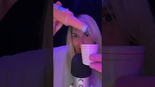 ASMR FR  Je te sers un verre d’eau pétillante HolidaysWithShorts shortsasmr [upl. by Belldame]