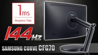 40 CURVE 1ms 144HZ Wowww SAMSUNG CFG70 [upl. by Amoakuh413]