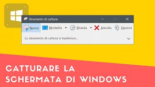 Cinque modi per catturare la schermata di Windows 10 [upl. by Htebiram]