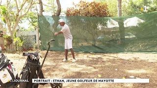 Portrait  Ethan jeune golfeur de Mayotte [upl. by Ladiv]