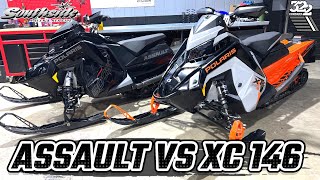 POLARIS ASSAULT VS XC 146 SWITCHBACK SIMILARITIES AND DIFFERENCES OF THESE TWO MODELS [upl. by Artinahs]