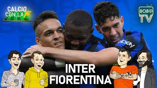 INTER 4  0 FIORENTINA  Lautaro e Thuram coppia perfetta  Calcio con la F [upl. by Jun38]