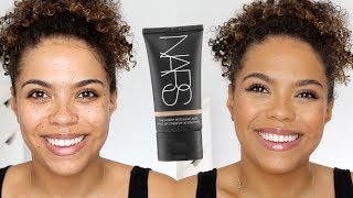 NARS Pure Radiant Tinted Moisturizer Review WeartestFlash Photo Test [upl. by Terza]