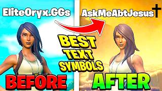 How To Add Symbols To Your Fortnite Name [upl. by Marilee655]