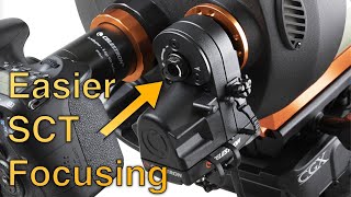 Celestron Motorized Focuser Easier SCT Focusing on Shaky Mounts [upl. by Natasha403]