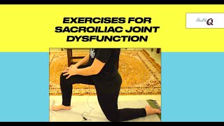 EXERCISES FOR SACROILIAC JOINT PAIN HINDI [upl. by Annaear4]