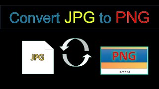 How To Convert JPG To PNG In Window 10  Free without any software [upl. by Niawat]