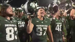 RECAP Michigan State gets MASSIVE win over Iowa and Michigan slips again on the road to Illinois [upl. by Moshe858]