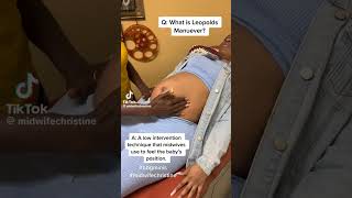 Abdominal Palpation The Leopold Maneuvers [upl. by Yates]