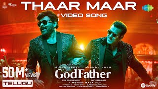 Thaar Maar Thakkar Maar  Video Song  God Father  Megastar Chiranjeevi  Salman Khan  Thaman S [upl. by Eedoj]