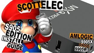 ScottELEC Amlogic S905 Install Guide LibreELEC Based Retro Gaming System [upl. by Margaretha]