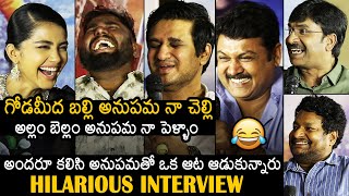 Karthikeya 2 Movie Team HILARIOUS Interview  Nikhil Siddharth  Anupama Parameswaran  News Buzz [upl. by Barbee]