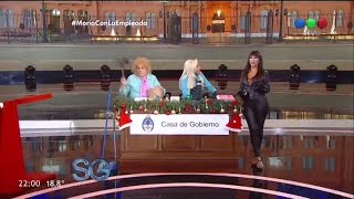 Moria Casán desafió a la empleada pública  Susana Giménez [upl. by Lyred]