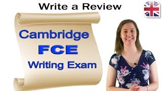 FCE B2 First Writing Exam  How to Write a Review [upl. by Mellen]