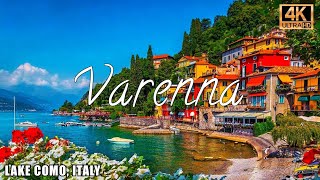 Varenna Lake Como ITALY 4K [upl. by Einwat]